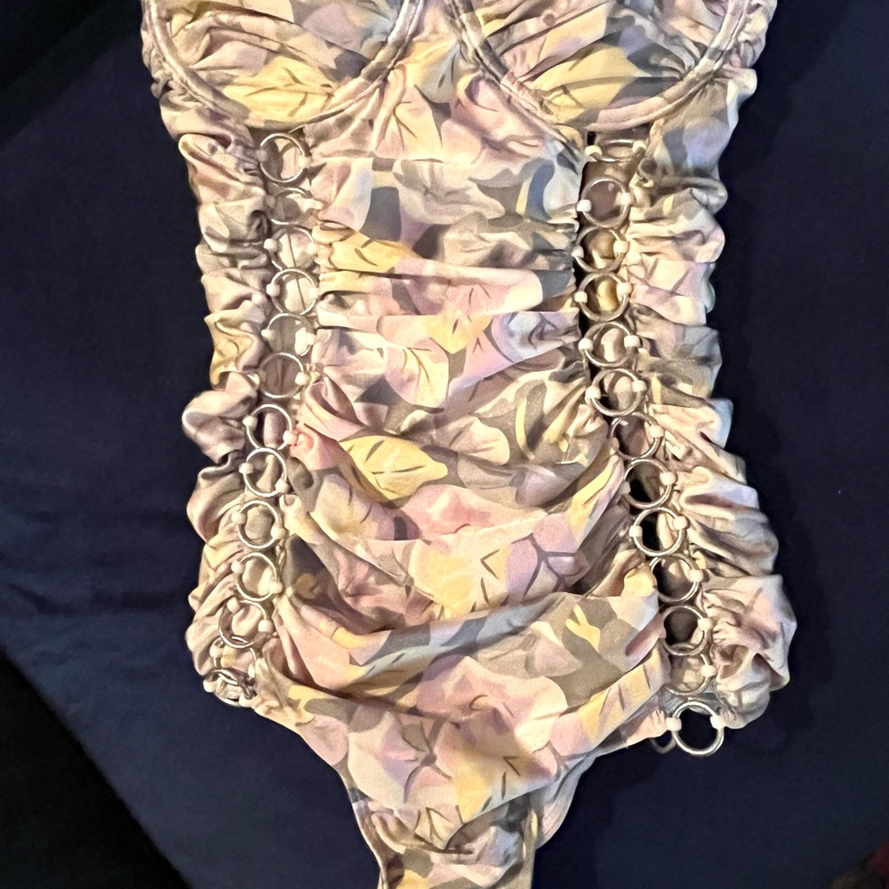 Zimmerman NWOT size US 2/4 one pc pastel goth swimsuit